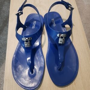Michael Kors Blue Sandals